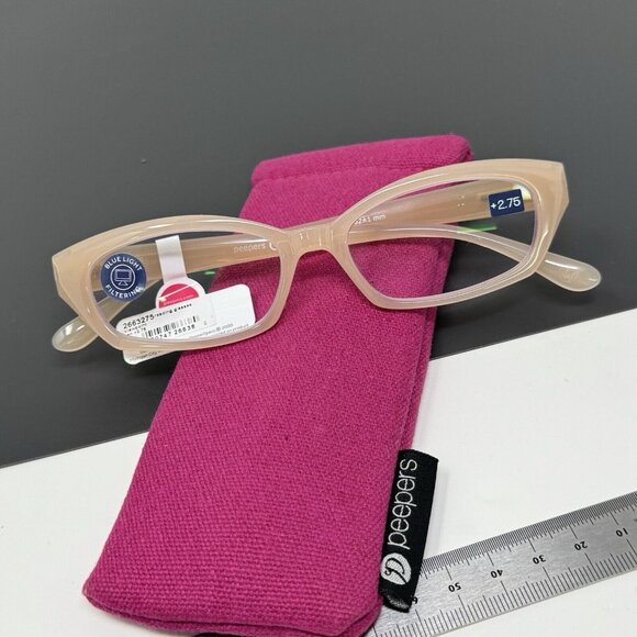 Peepers Reading Glasses Viewpoint Focus +2.75 Tan - Picture 11 of 13